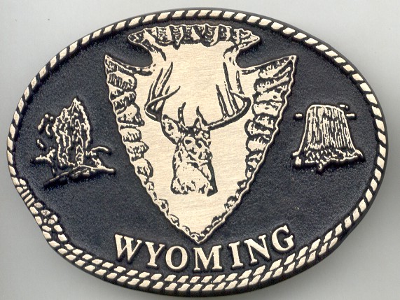 <!--Wyoming Belt Buckle-->