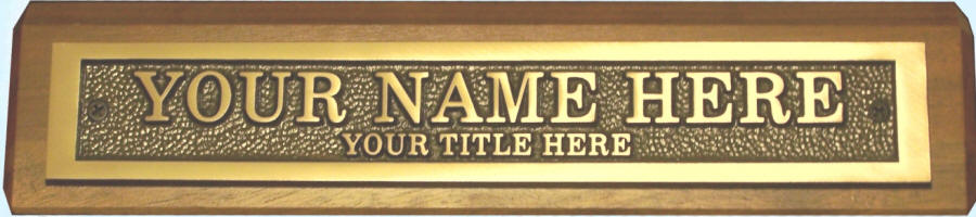 Desk Name Plate